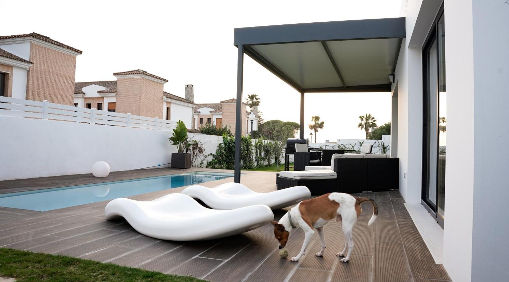Villa Anyway Conil Un Lujo Frente Al Mar โกนิล เด ลาฟรอนเตรา ภายนอก รูปภาพ