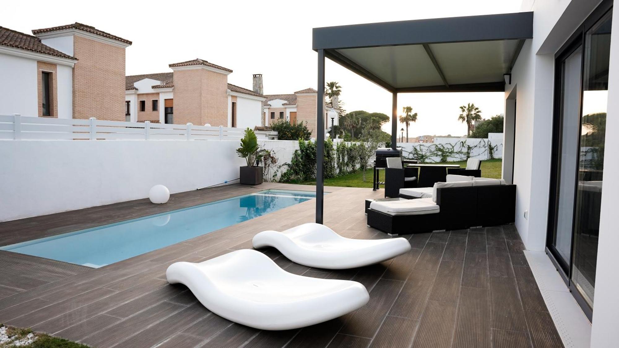 Villa Anyway Conil Un Lujo Frente Al Mar โกนิล เด ลาฟรอนเตรา ภายนอก รูปภาพ